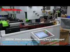 Máquina de soldadura para cuerpos de latas cuadradas